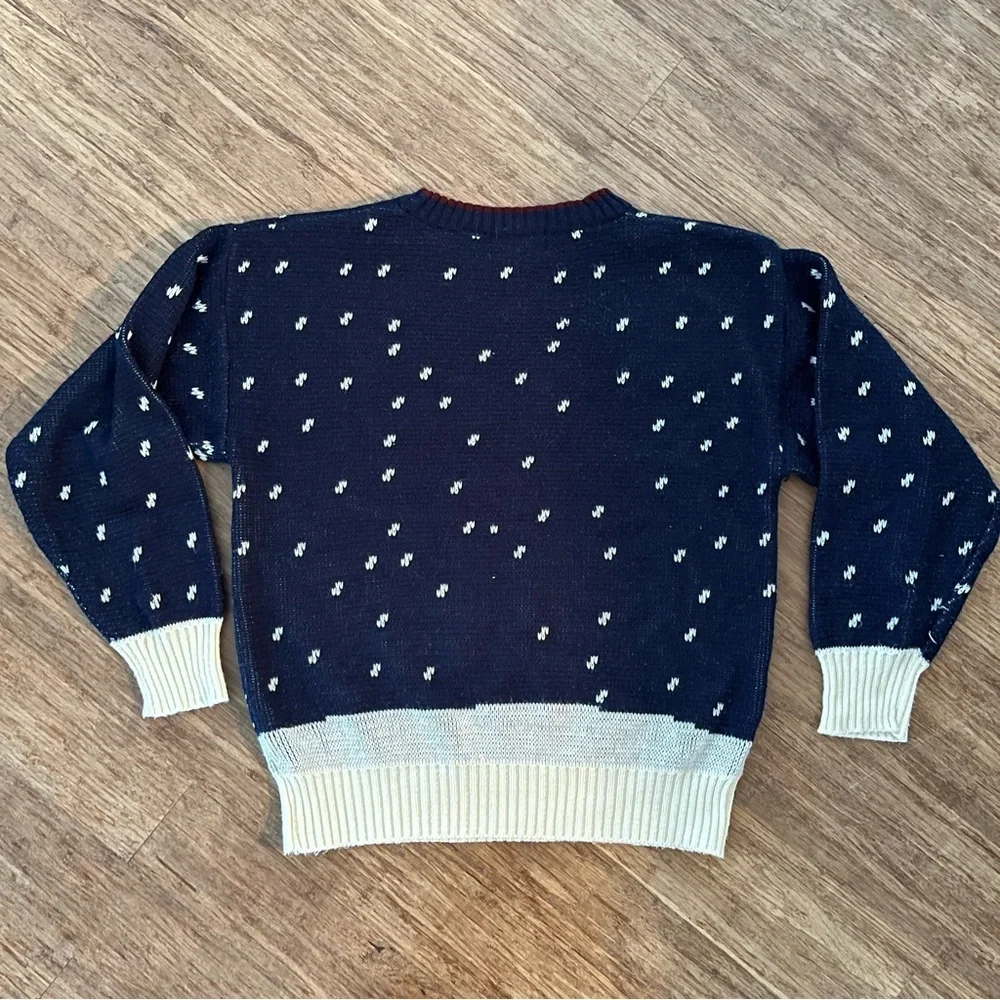 Vintage Jonathan Bryan Winter Skier Sweater, Sz S - Picture 6 of 6